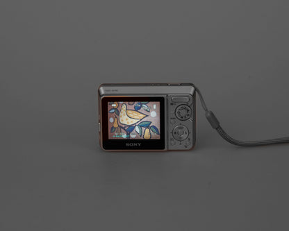 Sony Cyber-Shot DSC-S730 7.2 MP digicam w/ 2 GB memory card (uses AA batteries)