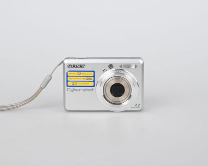 Sony Cyber-Shot DSC-S730 7.2 MP digicam w/ 2 GB memory card (uses AA batteries)