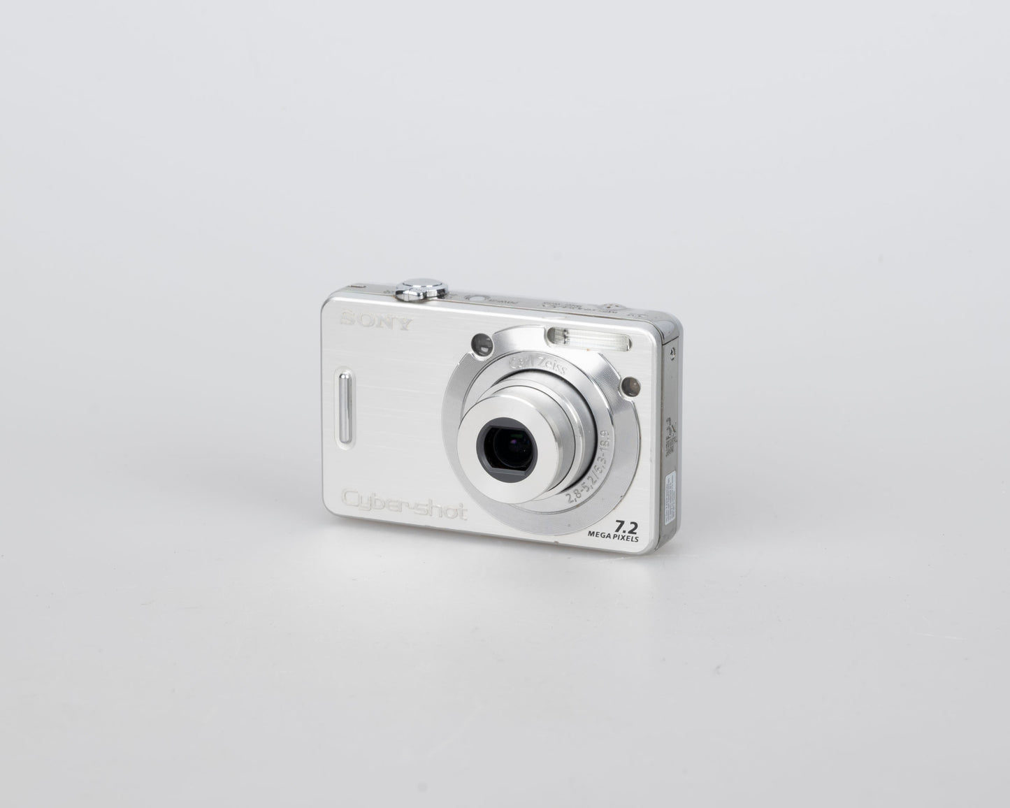 Appareil photo numérique Sony Cyber-Shot DSC-W55 7,2 MP avec carte mémoire 2 Go + chargeur + batterie + étui