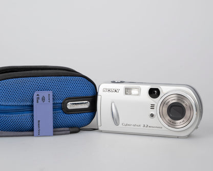 Sony Cyber-Shot DSC-P72 3.1 MP CCD sensor digicam w/ 16MB Memory Stick card + original case (uses AA batteries)