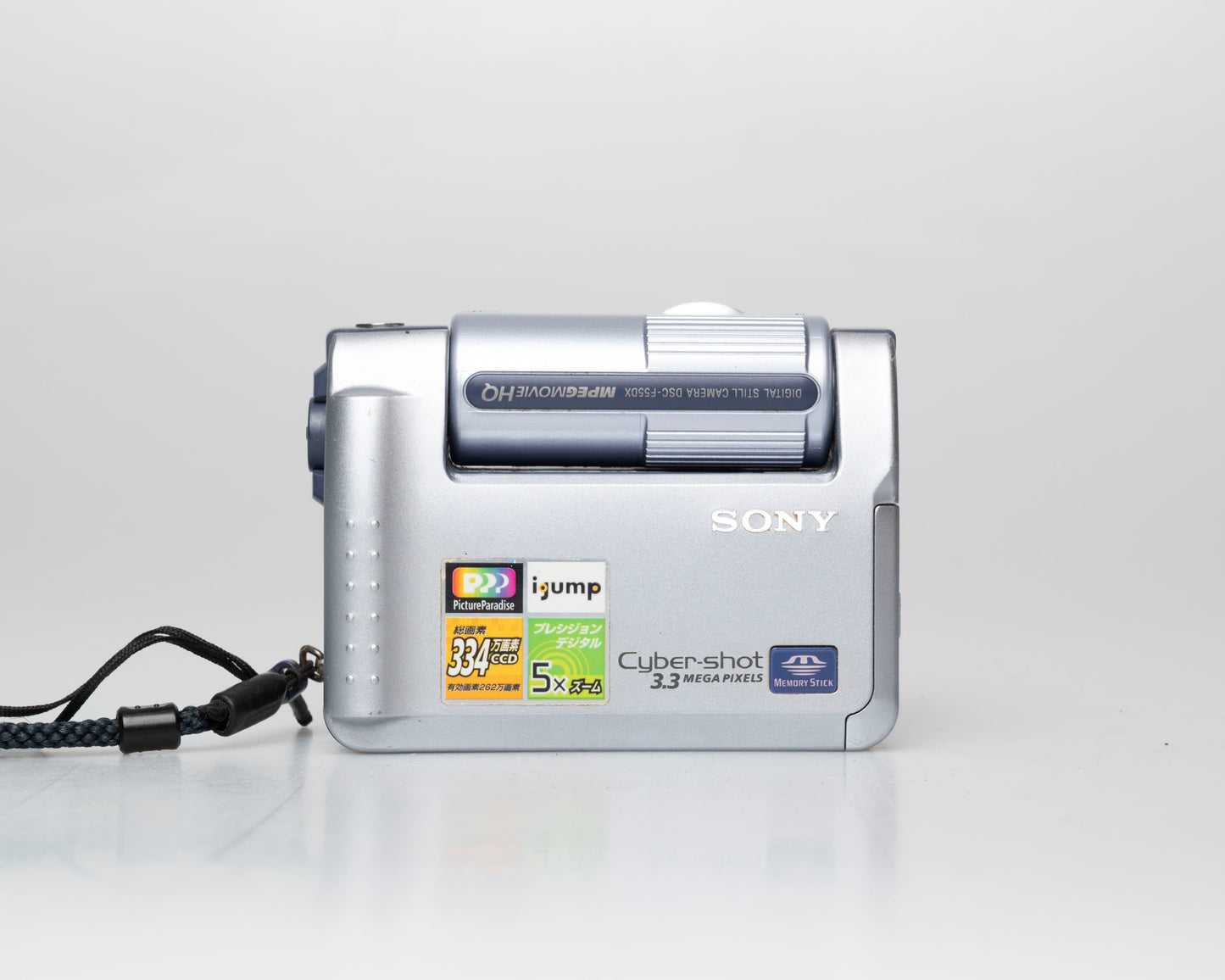 Sony Cyber-Shot DSC-F55DX appareil photo numérique 3,3 MP avec carte Memory Stick de 64 Mo + batterie + chargeur