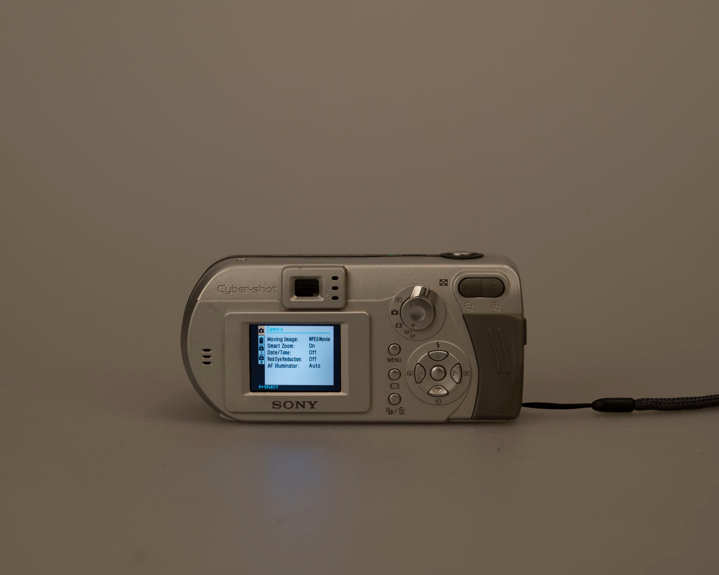 Sony Cyber-Shot DSC-P52 3.1 MP CCD sensor digicam w/ 16MB Memory Stick card (uses AA batteries; serial 7704755)