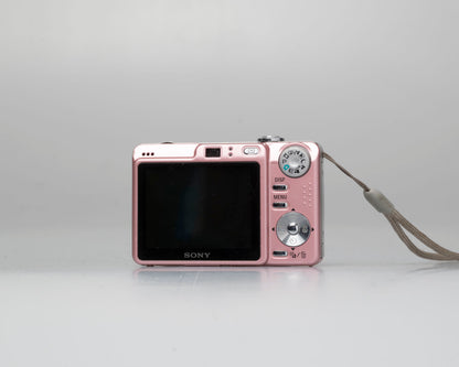 Sony Cyber-Shot DSC-W55 7.2 MP digicam w/ 8 GB memory card + charger + battery + case (serial 7444403)
