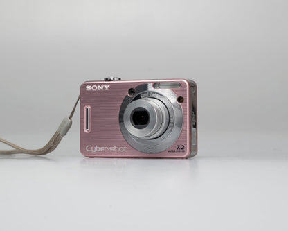 Sony Cyber-Shot DSC-W55 7.2 MP digicam w/ 8 GB memory card + charger + battery + case (serial 7444403)