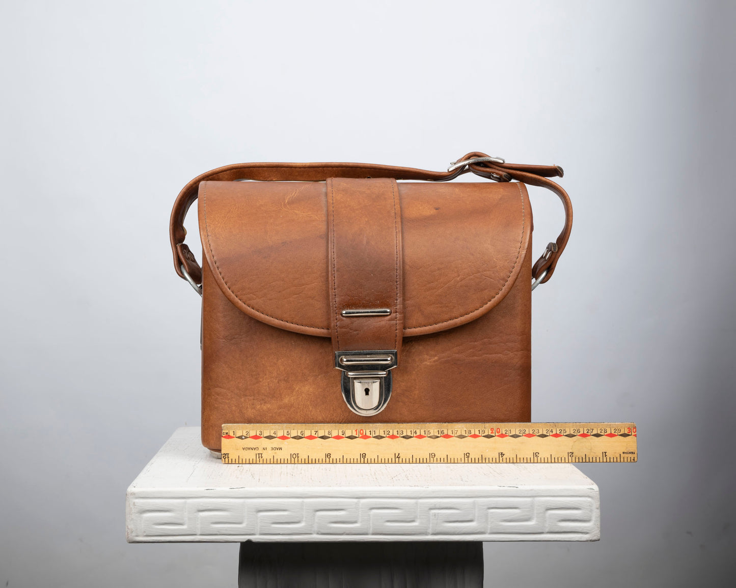 sac à main pour appareil photo en similicuir vintage des années 1970