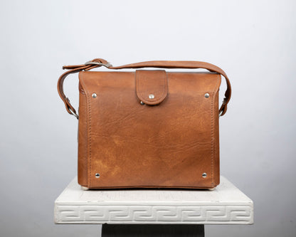 sac à main pour appareil photo en similicuir vintage des années 1970