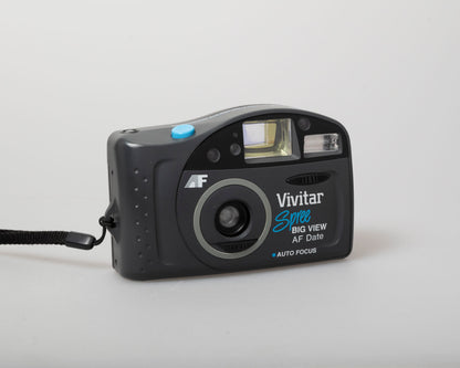 Vivitar Spree Big View AF Date 35mm camera w/ case
