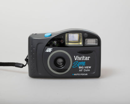 Vivitar Spree Big View AF Date 35mm camera w/ case