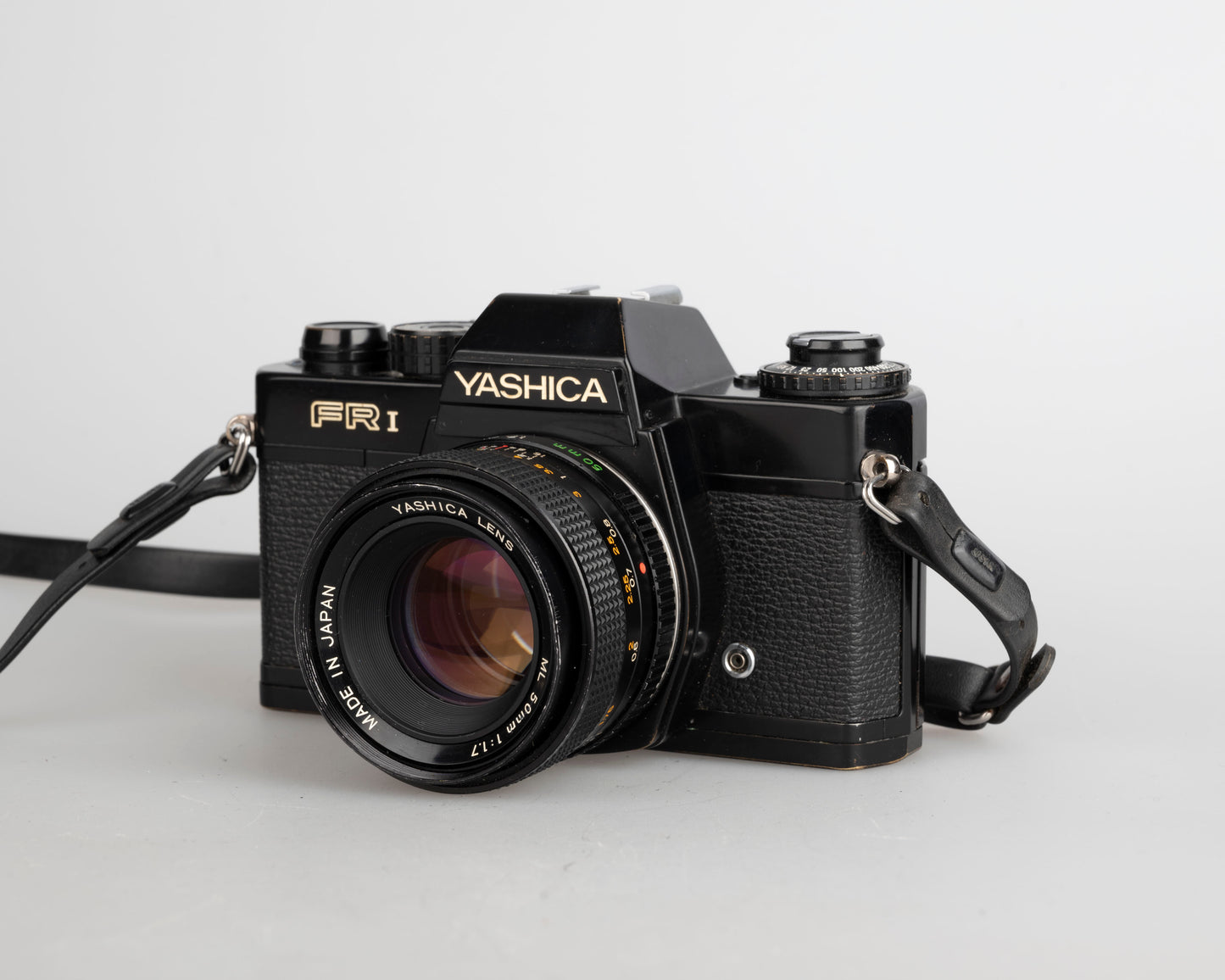 Yashica FR-I 35mm film SLR + Yashica ML 50mm f1.7 lens (serial 085756)