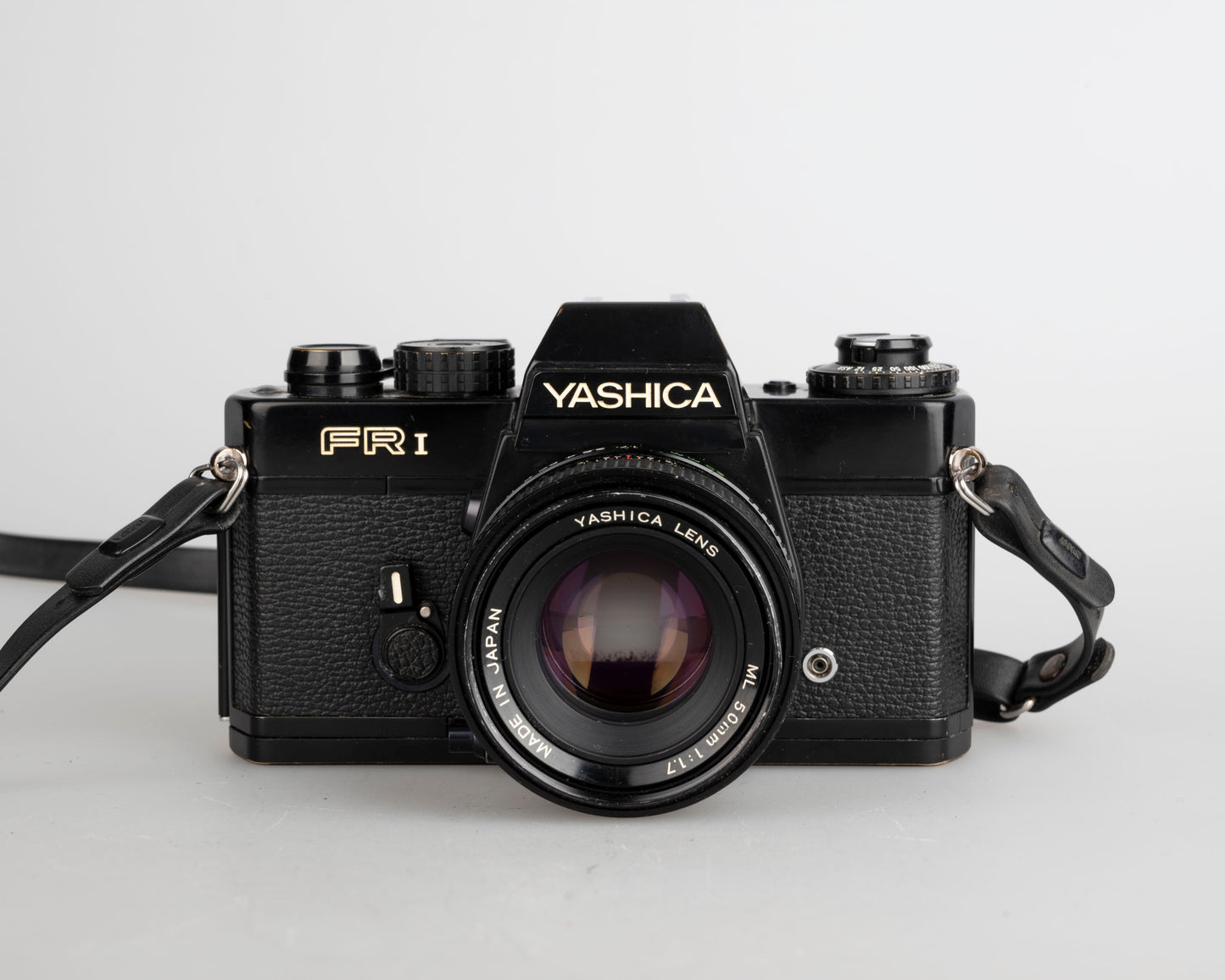 Yashica FR-I 35mm film SLR + Yashica ML 50mm f1.7 lens (serial 085756)