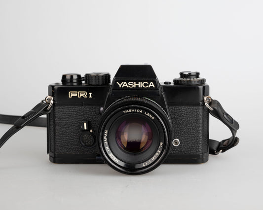 Yashica FR-I 35mm film SLR + Yashica ML 50mm f1.7 lens (serial 085756)