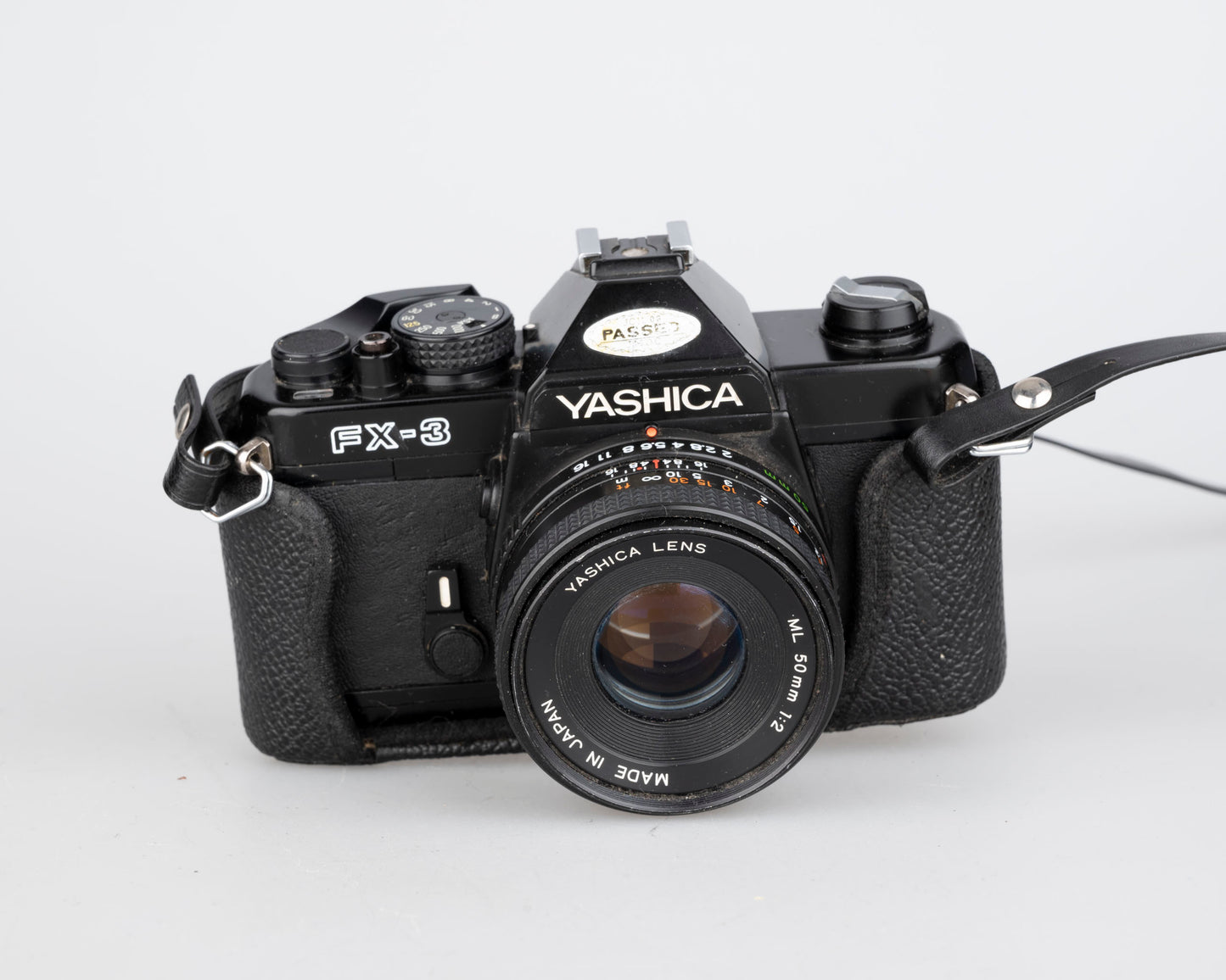 Yashica FX-3 35mm SLR w/ 50mm f2 lens + ever-ready case (serial 307625) | film🎞tested