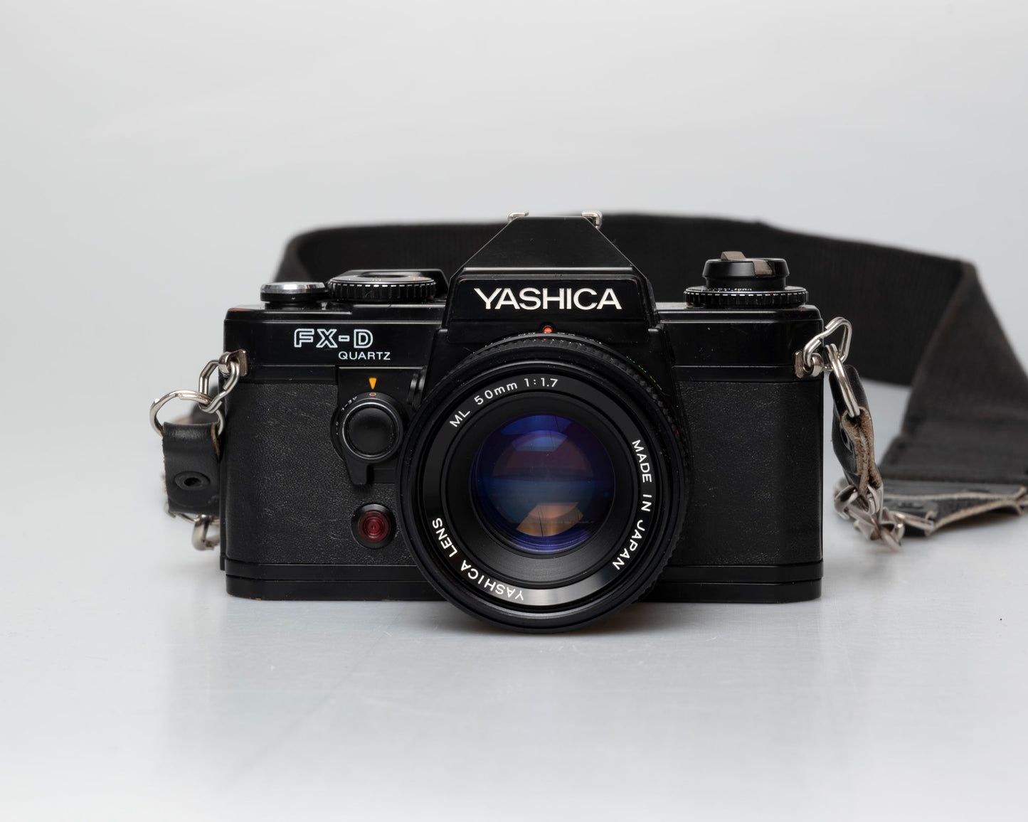 Yashica FX-D Quartz 35mm film SLR + boxed 50mm f1.7 lens + manual (serial 282722) | film🎞tested