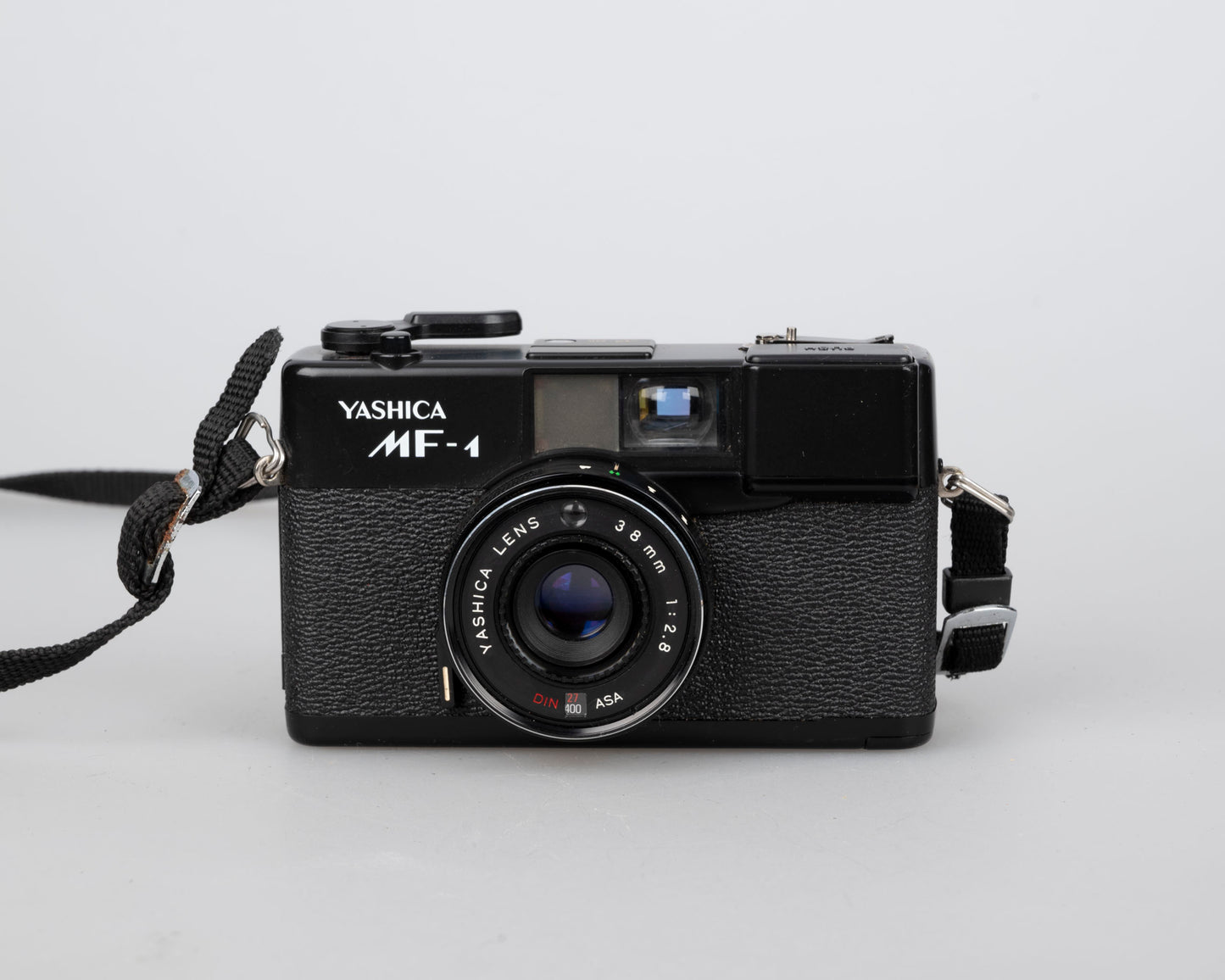 Yashica MF-1 35mm viewfinder camera w/ ever-ready case (serial 5295469)