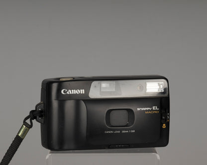 Canon Snappy EL Macro 35mm camera with case