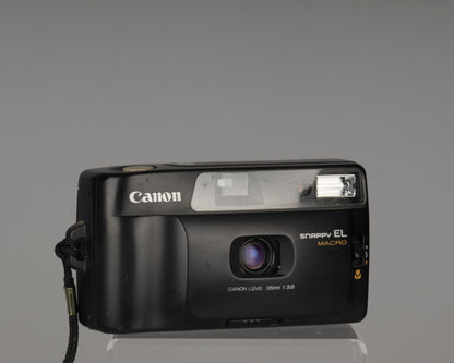 Canon Snappy EL Macro 35mm camera with case