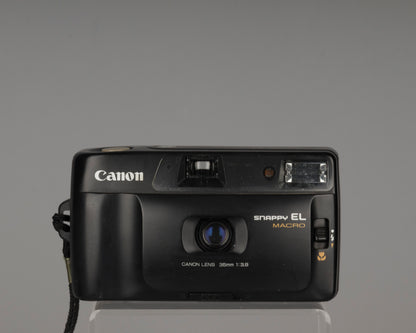 Canon Snappy EL Macro 35mm camera with case