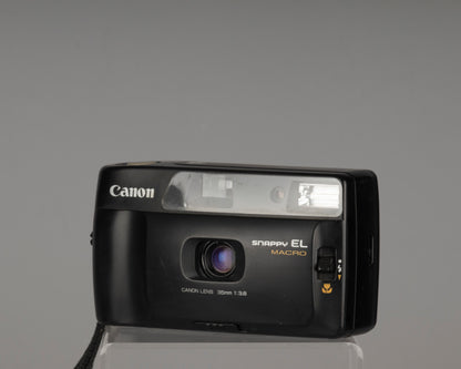 Canon Snappy EL Macro 35mm camera with case
