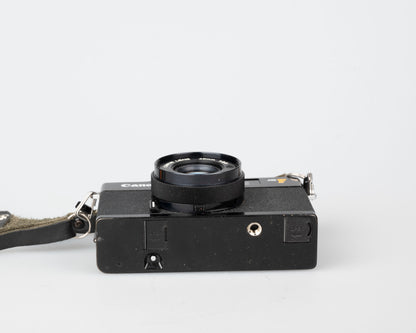 Appareil photo télémétrique Canon A35F 35 mm avec flash intégré avec étui (série 818578)