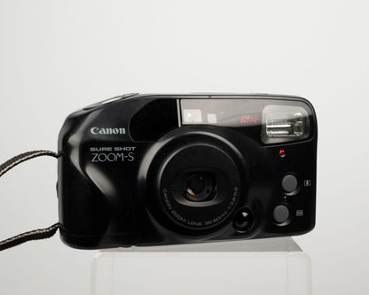 Appareil photo Canon Sure Shot Zoom S 35 mm avec manuel (série 1959084)