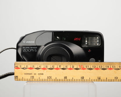 Appareil photo Canon Sure Shot Zoom S 35 mm avec manuel (série 1959084)
