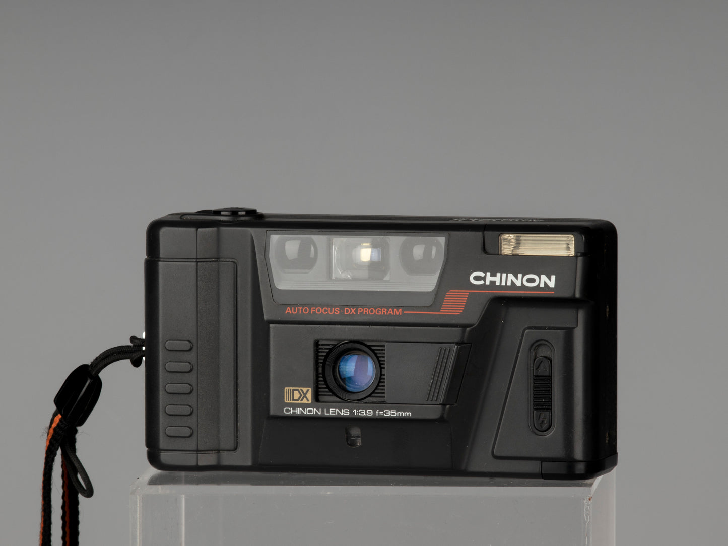 Chinon Auto GLX autofocus 35mm film camera with case