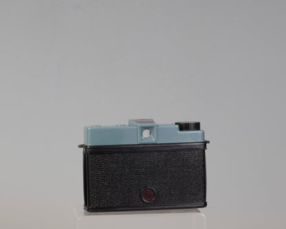 Vintage Diana F medium format camera outfit with original box and flash