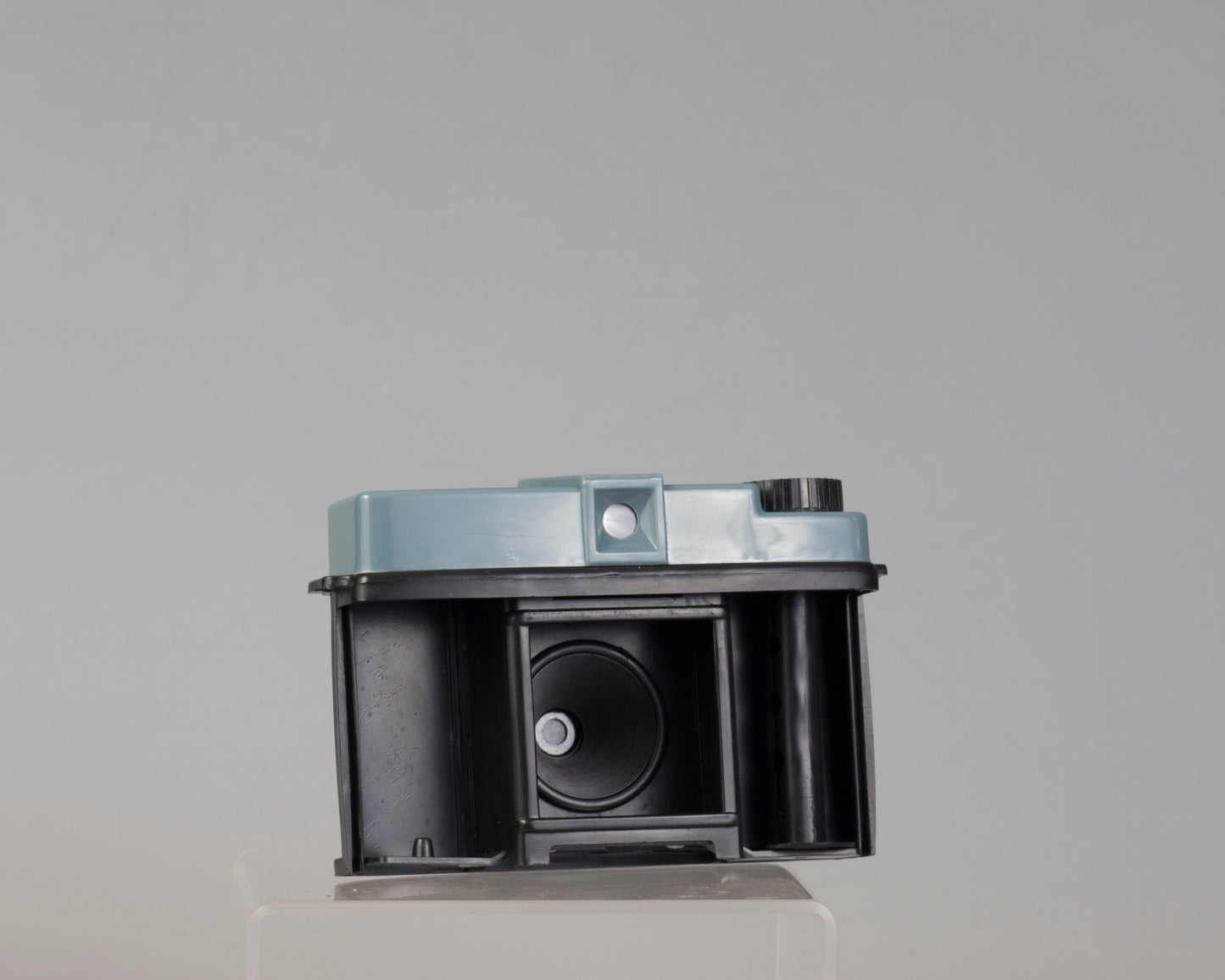 Vintage Diana F medium format camera outfit with original box and flash