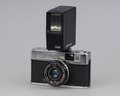 Direct Film CD35 (Halina 35-600) 35mm film camera w/50B flash