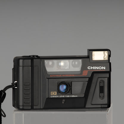 Chinon Auto GLX autofocus 35mm film camera with case