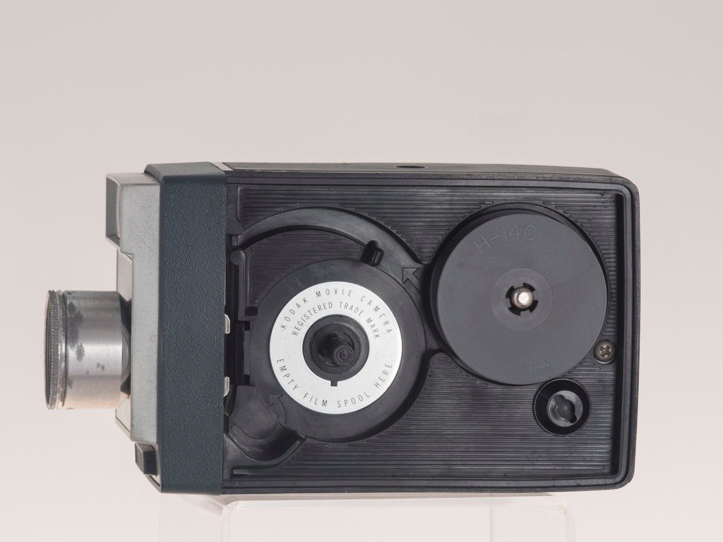 Kodak Automatic 8 8mm vintage movie camera with cover removed