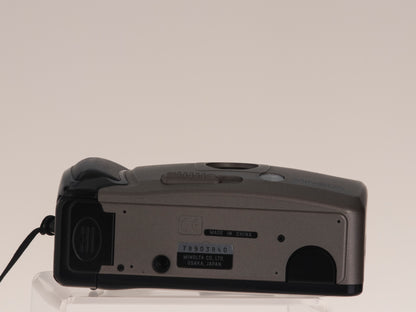 Minolta AF-Big Finder 35mm film camera. Bottom view.