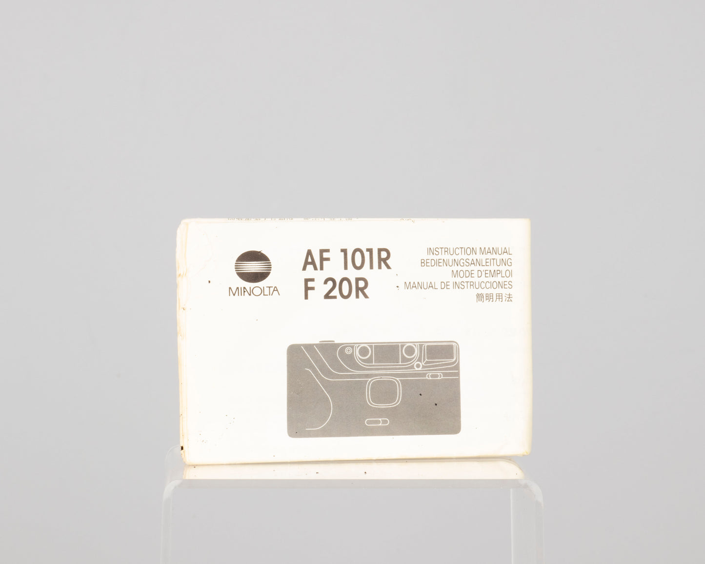 Minolta AF101R Date 35mm point-and-shoot camera w/case and manual (serial 33602826)