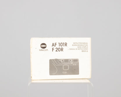 Minolta AF101R Date 35mm point-and-shoot camera w/case and manual (serial 33602826)