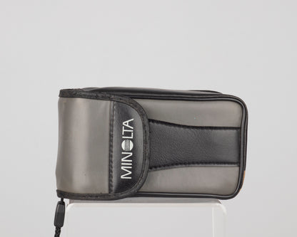 Minolta AF101R Date 35mm point-and-shoot camera w/case and manual (serial 33602826)