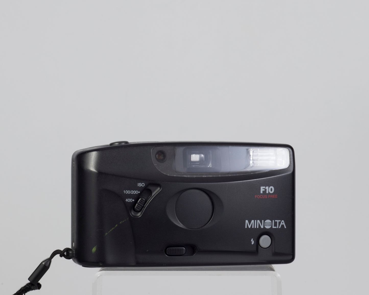 Minolta F10 35mm film camera (serial 32508647)