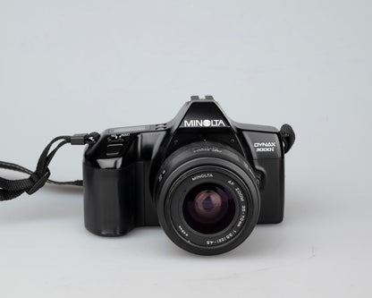 Minolta Dynax 3000i 35mm SLR w/ Minolta AF Zoom 35-70mm + Program D 314i flash