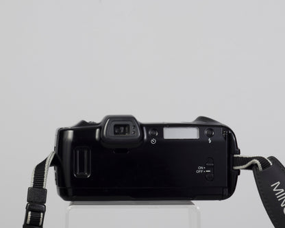 Appareil photo argentique Minolta Freedom Zoom 105i 35 mm (l'affichage du mode ne fonctionne pas)