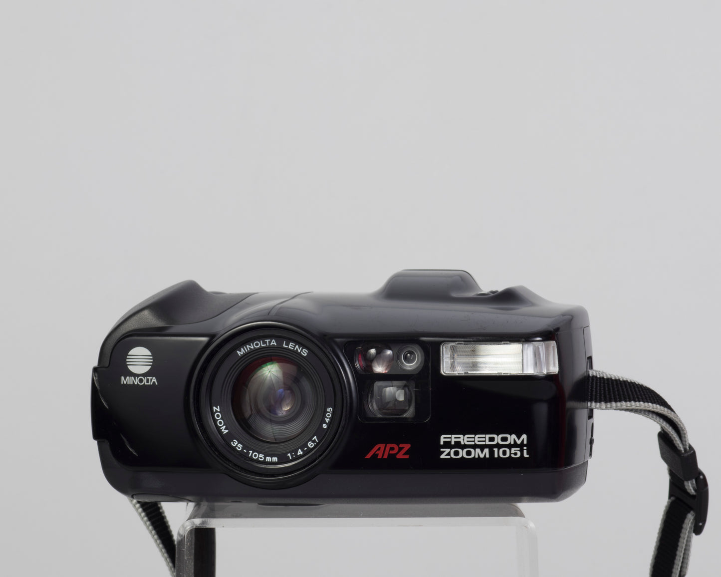 Appareil photo argentique Minolta Freedom Zoom 105i 35 mm (l'affichage du mode ne fonctionne pas)