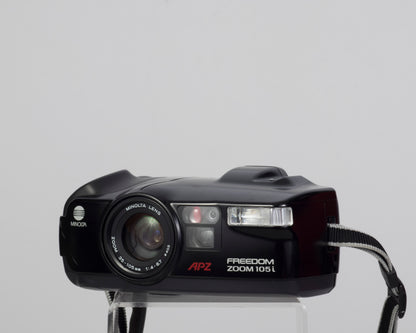 Appareil photo argentique Minolta Freedom Zoom 105i 35 mm (l'affichage du mode ne fonctionne pas)