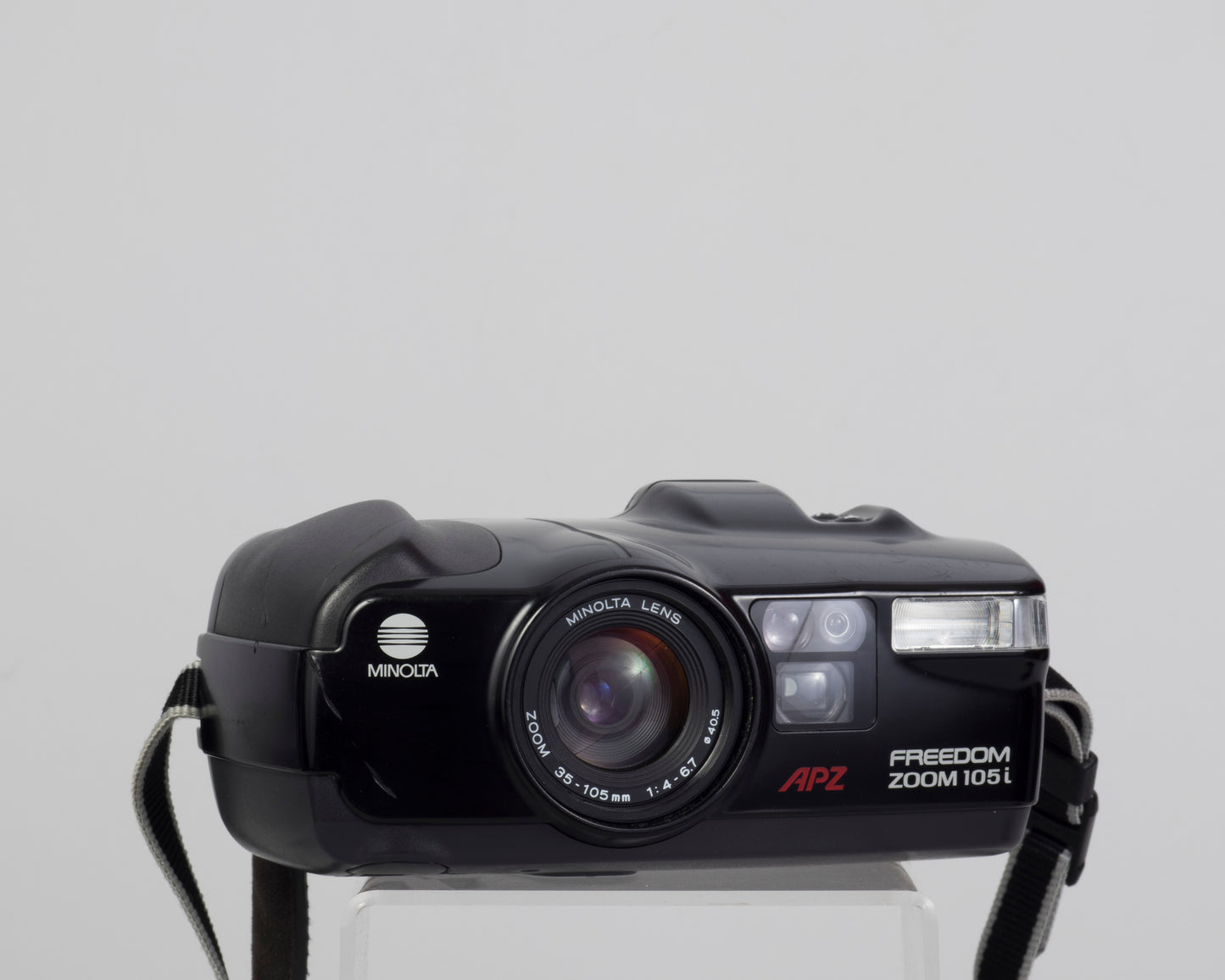 Appareil photo argentique Minolta Freedom Zoom 105i 35 mm (l'affichage du mode ne fonctionne pas)