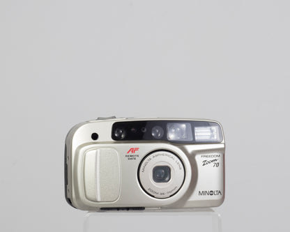 Appareil photo Minolta Freedom Zoom 70 Date 35 mm avec boîte, étui et manuel (nouveau stock ancien)