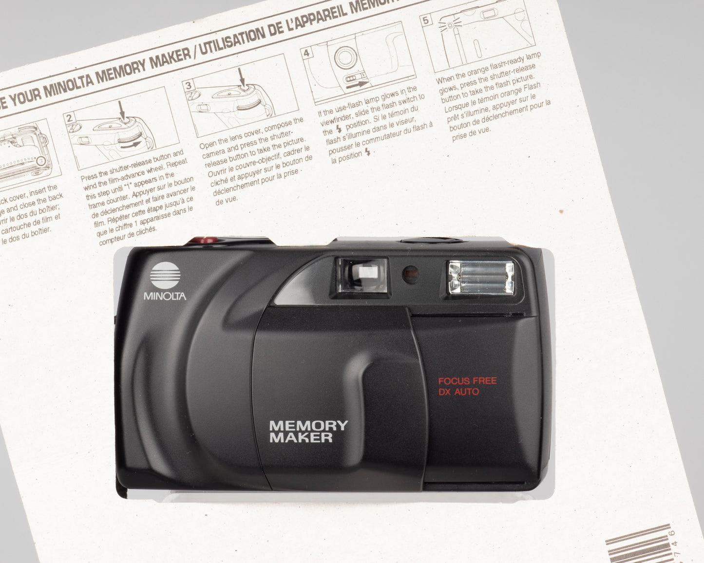 Minolta Memory Maker 35mm film camera (serial 5966302)