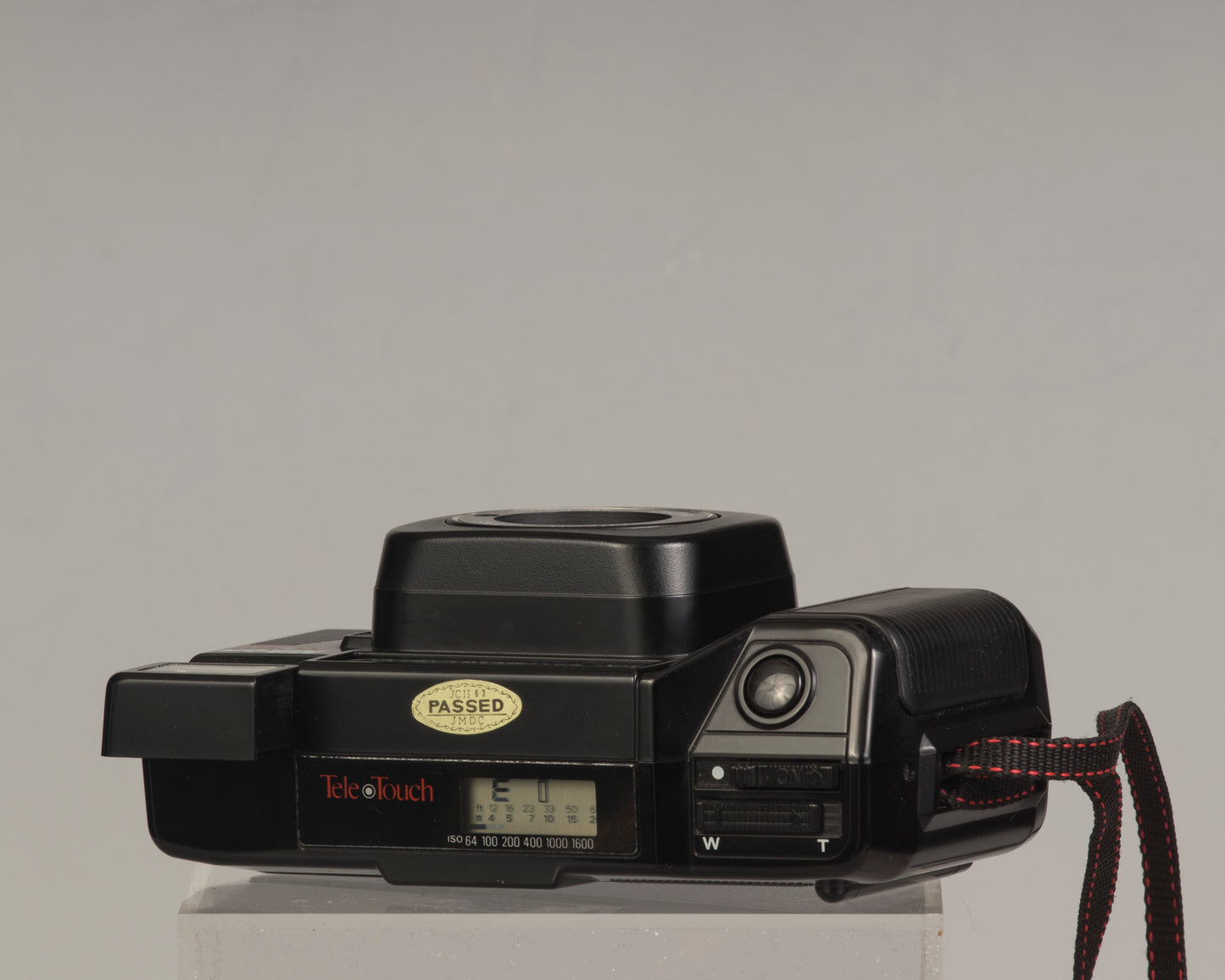 The Nikon Tele Touch (aka L35TWAF) top view; this is a classic twin lens 35mm point-and-shoot camera 