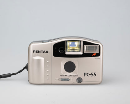 Appareil photo Pentax PC-55 35 mm avec étui (série 9509191)