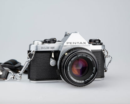 Pentax ME Super 35 mm SLR avec objectif SMC Pentax M 50 mm f2 avec manuel (série 3711601)