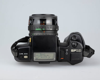 Pentax SF10 35mm SLR w/ SMC Pentax-F 35-70mmm 1:3.5-4.5 compact zoom lens