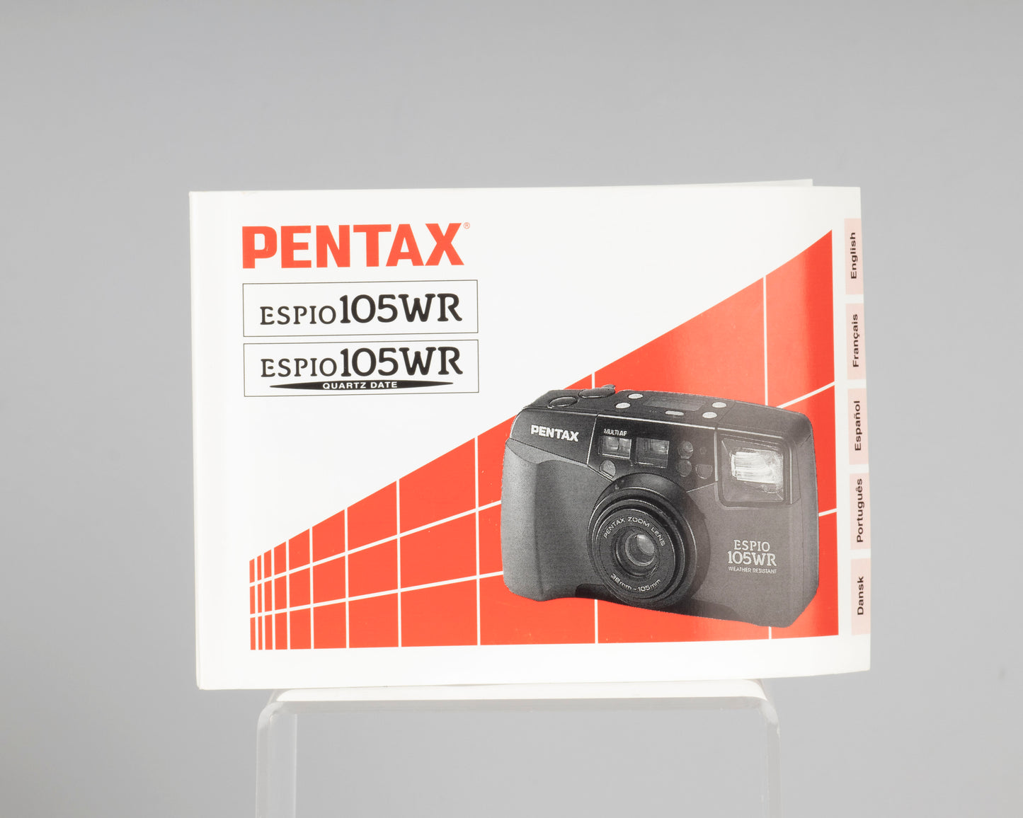 Pentax Espio 105WR 35mm camera w/ original box and manual (serial 1770523)