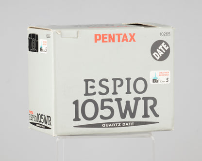 Pentax Espio 105WR 35mm camera w/ original box and manual (serial 1770523)