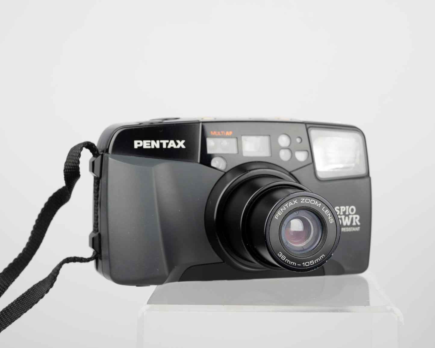 Pentax Espio 105WR 35mm camera w/ original box, case, and manual (serial 5469852)